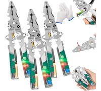 Tuvilo Electrical Pliers, 2025 New Wire Strippers with Voltage Detector, Folding Stylus Screwdriver Wire Stripper, with Insulated-Grip Handles, for Handle Various Repairs (3pcs)