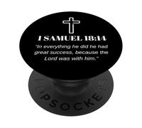 Tuvo Gran éxito Porque el Señor Estaba con él Biblia PopSockets PopGrip Adhesivo