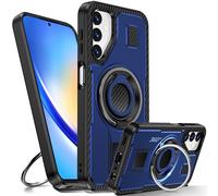 Tuvror Hülle für Samsung Galaxy A24 5G /4G mit Ständer. [360° drehbarer Ring und Ständer]. Robuste stoßfeste Schutzhülle für Samsung A24, Blau