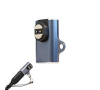 Tuvzylory Adaptador de carga de auriculares compatible con SUUNTO Wing/Sonic, adaptador de carga magnético, accesorio de 1 segundo, cordón antipérdida, carcasa de aleación de aluminio