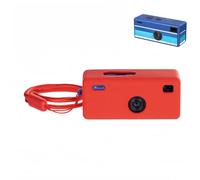 Tuvzylory Funda de silicona compatible con kodak Charmera 1987 Mini cámara a prueba de golpes, lavable, anticaídas, funda protectora con cordón antipérdida (rojo)