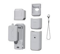 Tuvzylory Funda de silicona para DJI Pocket 3, protector de lente, resistente a los arañazos, compatible con accesorios DJI OSMO Pocket 3 (versión omnipotente, gris)