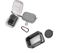 Tuvzylory Paquete de accesorios de cámara compatible con DJI Action 6 - Funda protectora, jaula de aluminio (gris)