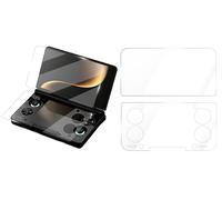 Tuvzylory Protector de pantalla compatible con consola de mano AYN THOR, vidrio templado para pantallas duales, resistente a los arañazos y de alta definición (pantalla superior + pantalla inferior)