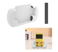 Tuvzylory Soporte compatible con Anbernic RG34XXSP, base de escritorio ligera de ácido poliláctico con base antideslizante y puerto de cable para cargar mientras juegas, accesorio retro para juegos