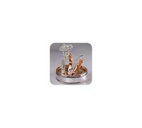 Tuwiqsdi Juego de 3 anillos chapados en oro rosa de 18 quilates, joyería de moda de plata de ley 925, brillante, corte perfecto, diamantes de circonita cúbica transparente, anillos de compromiso
