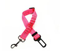 tuwiwol Correa para Perro, cinturón de Seguridad, arnés de Seguridad, Hebilla de Gancho de Doble Cara, Comodidad para Exteriores, Suministros Ajustables de Resistencia para Mascotas, Rosa roja