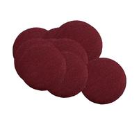 tuwiwol Embellece tus prendas con 10 botones de 23 mm recubiertos de tela, ideales para manualidades y costura, Rojo, Diámetro 2.3 cm