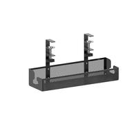 tuwiwol Estante de Almacenamiento de Malla Multifuncional para artículos Esenciales del hogar, versátil, con Revestimiento reticulado de Metal, Soporte de, tamaño Grande, Negro