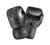 tuwiwol Guantes de Boxeo cómodos y Transpirables, Amplia aplicación, protección confiable, Guantes de Entrenamiento de PU, Muay Thai, a la Moda, 16oz-Negro