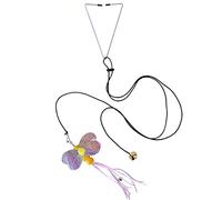 tuwiwol Juguete Colgante de Metal ABS para Mascotas, reemplazo Colorido, Forma de Animal Ajustable, Relajante, para el hogar, Animal pequeño, Juguete de Peluche, Tipo 17