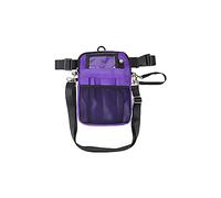 tuwiwol Riñonera Multifuncional y práctica para Varios escenarios, riñonera de Tela, riñonera, cinturón de Enfermera, Varias Capas, Púrpura, <20L