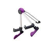 tuwiwol Soporte para guitarra de suelo, trípode plegable Universal, soporte para guitarras acústicas, estante para bajos con marco en A, ligero para violines y Banjo, Púrpura