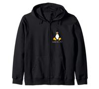 Tux Linux Penguin - sudo rm -rf / computadoras informáticas Sudadera con Capucha