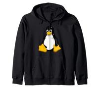 "Tux" Linux Pingüino Sudadera con Capucha