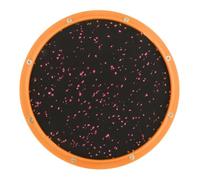 TUXCAXI Almohadilla de percusión para práctica de batería, herramienta esencial para principiantes en el mundo de la batería, almohadilla de entrenamiento para principiantes, amarillo, 12 pulgadas