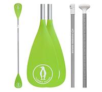 Tuxedo Sailor Sup Paddles - 3 Piezas de Remo Ajustable - Palas de Tabla de Remo Ligeras y flotantes - Duradero y almacenable - Hojas de Nailon reforzadas