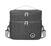 TUXUNQING Bolsa Térmica Pequeña 9,6L Plegable de Doble Capa, Mini Aislada para Almuerzo, Lunchbox, Trabajo, Viajes, Oficina y Picnic