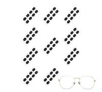 Tuxuseo Almohadillas nasales antideslizantes para gafas, espuma, 40 pares de almohadillas de espuma para deportes, desplazamientos y oficina, Negro, ver descripción