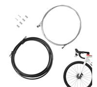 Tuxuseo Cable de cambio de bicicleta - Fabricado en acero inoxidable y resistente a la corrosión - Funda de cable de freno para bicicleta de montaña | para rueda delantera, rueda trasera, viajeros