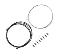 Tuxuseo Cable de cambio de bicicleta fabricado en acero inoxidable y resistente a la oxidación, juego de cable de freno para bicicleta de carretera para reparación y mantenimiento - para rueda