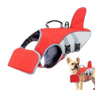 Tuxuseo Chaleco salvavidas para perros | Chaleco salvavidas para perros con asa | Ayuda de natación para entrenamiento en aguas abiertas en el lago y la piscina al navegar en bote y kayak