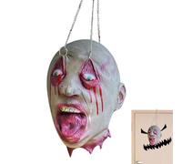 Tuxuseo Decoración de casa espeluznante | Accesorio para la cabeza de Halloween, impermeable, decoración para Escape Room Horror Laberinto Teatro
