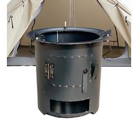 Tuxuseo Estufa de leña - Cocina al aire libre y accesorios para una vida independiente de la red | Cohetes al aire libre Camping Estufa - Para la supervivencia Preparación urgente Viaje al aire libre