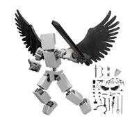 Tuxuseo Figuras educativas interactivas para construcción educativa interactiva, figuras de acción impresas en 3D, para casa, enseñanza, viajes, camping, picnic, cumpleaños, vacaciones