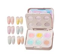 Tuxuseo Gel para uñas, 6 ml, degradado, técnica de esponja, para novia, esposa, novia, hermana, hija, viajes, , escuela, hogar