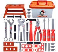 Tuxuseo Juego De Herramientas para Niños,Juego De Juguete De Destornilladores Infantiles - Set Infantil De Simbólico para Desarrollo Temprano En Casa Guardería Y Actividades Preescolares