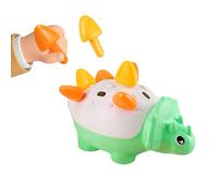Tuxuseo Juguetes infantiles con dinosaurios | Juguetes clasificados y apilables con reconocimiento de colores | Juego de motricidad para niños en edad preescolar en casa, viajes, interior y exterior