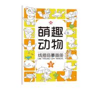 Tuxuseo Libro de trabajo preescolar de seguimiento | Entrenamiento de escritura con guía de bolígrafo y práctica de escritura a mano - Papel interactivo para colorear y dibujar juguetes educativos