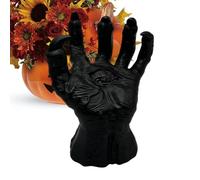 Tuxuseo Manos espeluznantes de Halloween | Decoración de escritorio de resina realista | Divertida estatua de mano de terror | Para casa embrujada, en casa, entrada y fiesta de vacaciones
