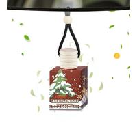 Tuxuseo Mejora del aire automotriz | Navidad coche fragancia aireador | teoría aromática duradera decoración interior para fiestas festivas automovilistas espejo adelgazante