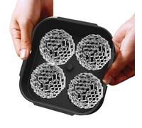 Tuxuseo Molde para Bolas de Hielo de Golf | 4 Formas De Golf De Desmolde Fácil Para Congelador | Molde De Hielo De Silicona Para Whisky | Para Maker Whisky Cócteles Tequila Vodka Fruta Jalea Chocolate