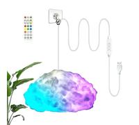 Tuxuseo Nubes LED para Techo,Decoraciones De Lámpara DIY con Mando,Luz LED Cambiante De Color con Mando A Distancia | para Salón Habitación Infantil Bar Residencia Universitaria