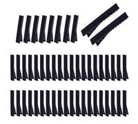 Tuxuseo Pinzas para seccionar y separar mechones del cabello,Cincuenta piezas de metal con agarre fuerte y extendidas,Pinzas Separadoras de Cabello para Peinados - El Regalo para Esposa Hija Novia