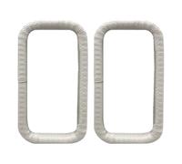 Tuxuseo Protector de Canalón - Par de Defensas para Bajantes | Accesorios de Tubería Protector Anti-Atascos de Goma para Bajante de Casa Drenaje Subterráneo Jardín de Lluvia Patio y Uso Exterior