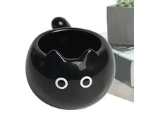 Tuxuseo Taza de café con diseño de gato - Linda vajilla de bebidas 210 ml, taza de té de cerámica en forma de gato | para zumo de leche chocolate caliente hogar camping dormitorio familiar fiesta de