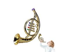 Tuxuseo Trompeta de Juguete, Instrumentos para niños - Saxofón Tenor | Musical Educational Lightweight Lightweight Friendly Marching Trombone Band Finge to to to to to para Estudiantes