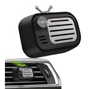 Tuxxjzm Ambientador de aire para coche, aromaterapia, automotriz, retro, forma de radio, ambientador automotriz, difusor de aromaterapia para neutralizar olores, potenciador de la calidad del aire