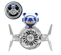 Tuxxjzm Ambientador de hélice de ventilación de coche, hélice de ventilador de ambientador de coche - Propeller Bear Accesorios para automóviles Perfume para interiores - Rebanadas de perfume Diseño