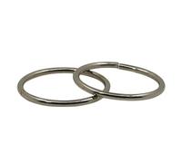 Tuxxjzm Anillos de enlace mágicos, anillos dobles para trucos de magia - Imanes mágicos Anillos dobles - Maquillaje mágico Fidget Toys Clásico maquillaje mágico para fiestas Anillos magnéticos para