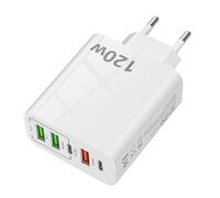 Tuxxjzm Bloque de Carga, Bloque de Cargador,Bloque de Toma de Carga de 5 Puertos | Cubo Adaptador de Enchufe, Cubo de Cargador de Viaje, Bloque de Toma de Carga, Ladrillo Cargador, Cabeza de Cubo de