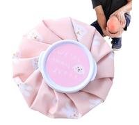 Tuxxjzm Bolsa para helado, bolsas de hielo reutilizables - Bolsa de agua caliente rellenable en frío y caliente, impermeable | Bolsas de hielo de gran apertura para tobillos, brazos y rodillas