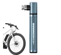 Tuxxjzm Bomba de neumáticos para ciclismo, inflador de neumáticos, inflador portátil de aleación de aluminio de 130 PSI con accesorios, accesorios fáciles para montaña, motocicleta, pelotas deportivas