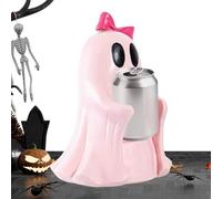 Tuxxjzm Bonito Soporte para Bebidas Fantasma, Soporte para Bebidas Espeluznante de Halloween, decoración de Fiesta para Mesa, Dormitorio, Escritorio, hogar, Mesa, Oficina, Estante