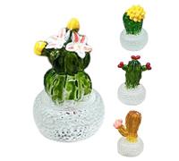 Tuxxjzm Cactus simulado, Artificial - Falsas suculentas Coloridas,Pequeñas Artificiales Multicolor para la decoración de la Mesa, Falsas Flores claras y Creativas para el Lugar de