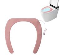 Tuxxjzm Calentador para asiento de inodoro, calentador de asiento de inodoro, calentamiento rápido y constante, instalación fácil, carga USB, cómodo calentador de alimentos lavable, regalo para ama de